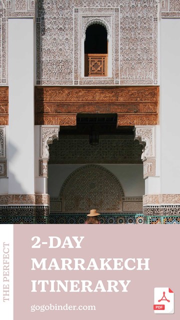 2-Day Marrakech Itinerary